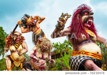Ogoh statues Ngrupuk parade, Bali Ogoh statues Ngrupuk parade, Bali 50216478