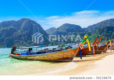 Clear water beach in Thailand 50216674