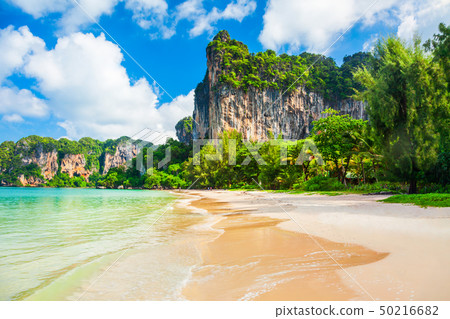 Clear water beach in Thailand 50216682