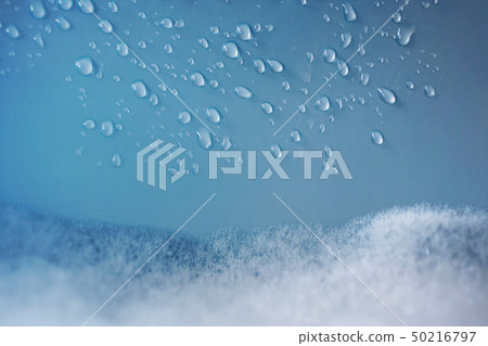 Foam Bubble Texture Background. Closeup Macro 50216797