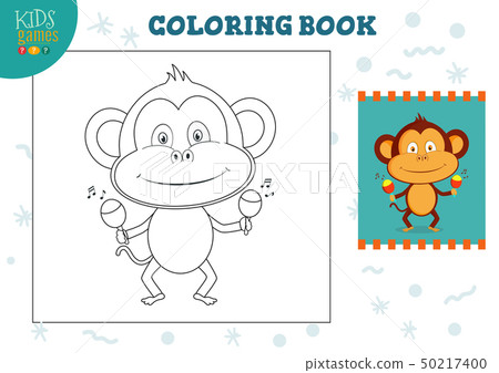 Copy and color picture vector illustration, Copy and color picture vector illustration, 50217400