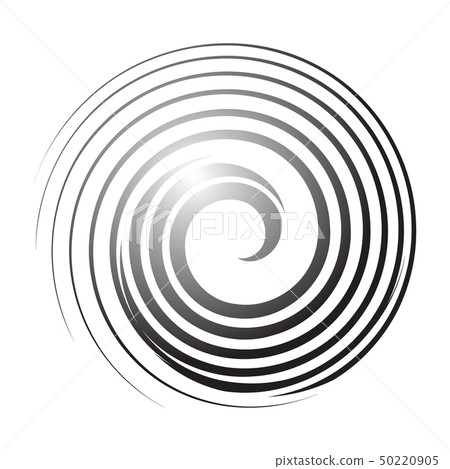 Spiral line. Circle design element. Spiral line. Circle design element. 50220905