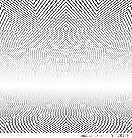 Abstract geometric pattern. Diminishing Abstract geometric pattern. Diminishing 50220906