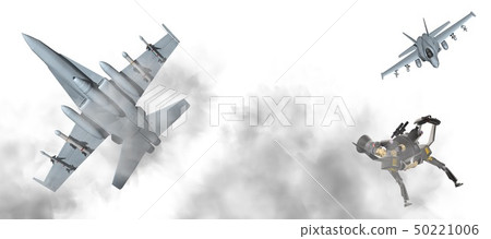 F / A-18 fighter and autonomous unmanned combat weapons (drone, drone hunter) F / A-18 fighter and autonomous unmanned combat weapons (drone, drone hunter) 50221006