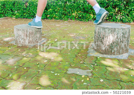 running feet male in runner jogging exercise 50221039