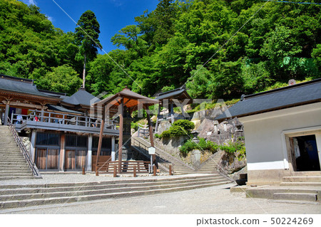 偉大的佛堂和Okunoin，最後可以爬上東北，山形，山形，Housouzan Tateishi，並接近。 50224269