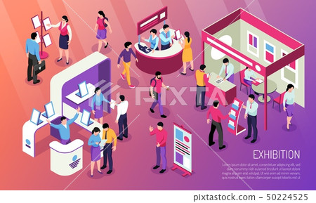 Exhibition Horizontal Illustration 50224525