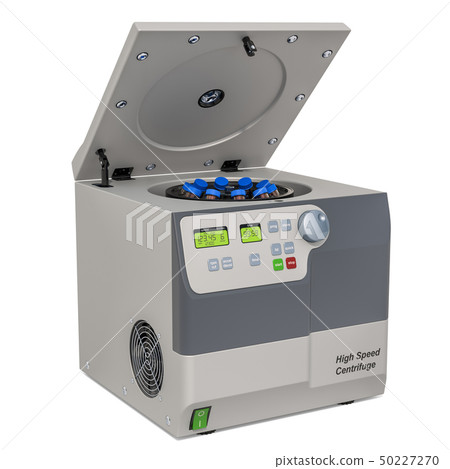 Laboratory centrifuge, 3D rendering 50227270
