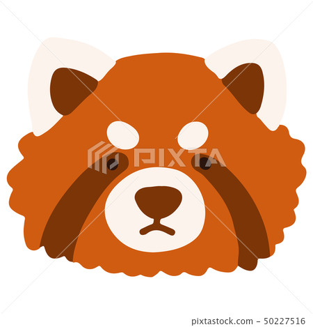 Lesser panda without outline - Stock Illustration [50227516] - PIXTA