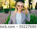 young woman in city 50227680