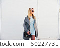 young woman in city 50227731