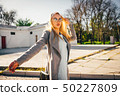 young woman in  city 50227809