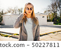 young woman in  city 50227811