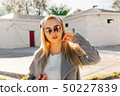 young woman in  city 50227839