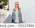 young woman in city 50227866