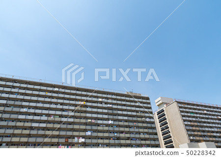 Retro housing complex 50228342