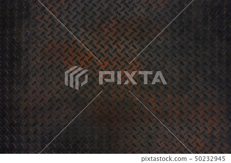 Grunge metal diamond plate floor texture Grunge metal diamond plate floor texture 50232945