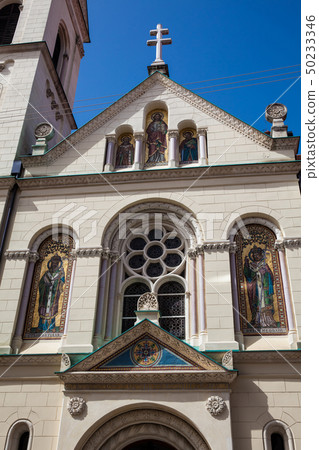 Facade of the historic Greek Catholic Co-cathedral 50233346