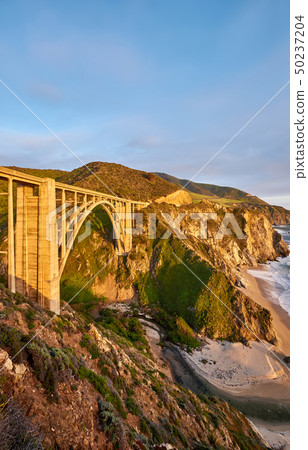 Bixby Creek Bridge on Highway 1, California 50237204