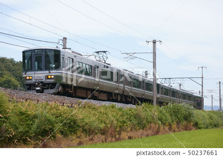 High speed marine liner JR West Japan Series 223 Series 5000 + JR Shikoku Series 5000 train 50237661