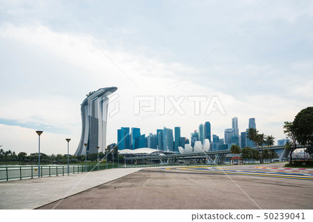 Overseas travel, Southeast Asia, Singapore, Singapore Marina Bay. Overseas travel, Southeast Asia, Singapore, Singapore Marina Bay. 50239041