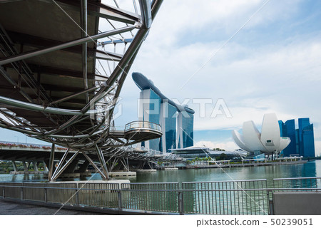 Overseas travel, Southeast Asia, Singapore, Singapore Marina Bay. 50239051