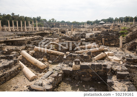 Ruins of amphitheater in the ancient Roman city. Ruins of amphitheater in the ancient Roman city. 50239161
