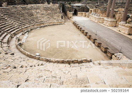 Ruins of amphitheater in the ancient Roman city. Ruins of amphitheater in the ancient Roman city. 50239164