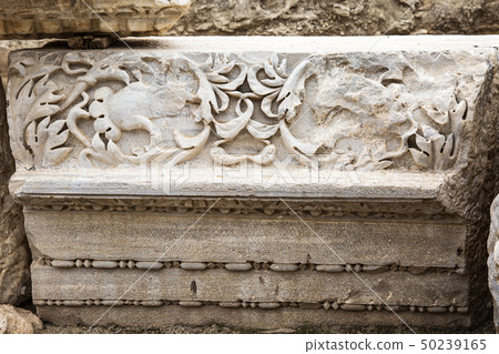 Ruins of amphitheater in the ancient Roman city. Ruins of amphitheater in the ancient Roman city. 50239165