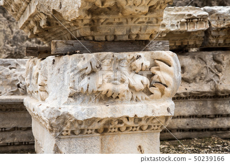 Ruins of amphitheater in the ancient Roman city. Ruins of amphitheater in the ancient Roman city. 50239166