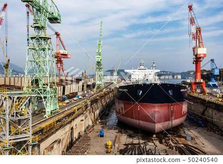 Shipbuilding industry and jib crane 50240540