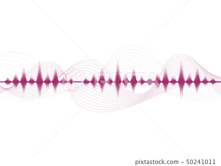 line soundwave abstract background 50241011