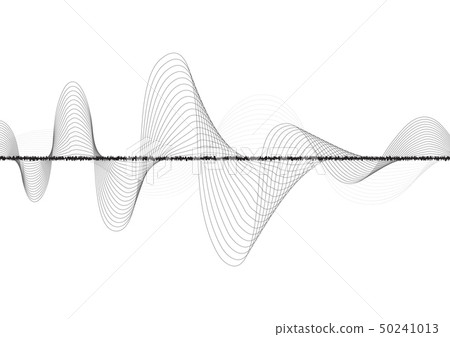 line soundwave abstract background 50241013