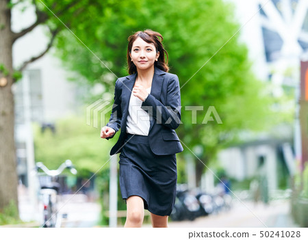 Running business woman 50241028