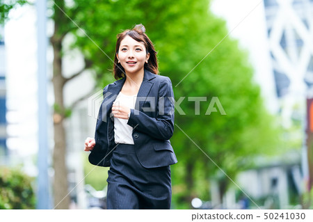 Running business woman 50241030