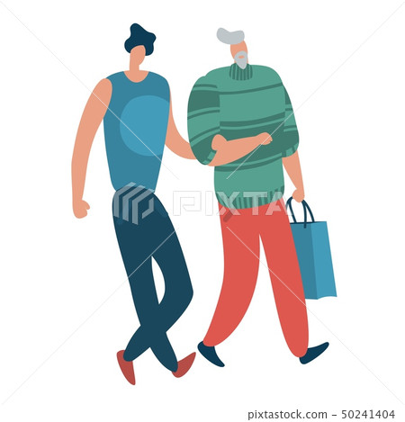 Tolerance and love. Male lgbt couple, bisexual men gays lovely persons be yourself vector concept Tolerance and love. Male lgbt couple, bisexual men gays lovely persons be yourself vector concept 50241404