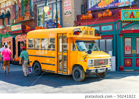 World famous park Universal Studios in Hollywood. World famous park Universal Studios in Hollywood. 50241822