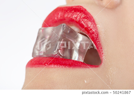 ice in mouth ice in mouth 50241867