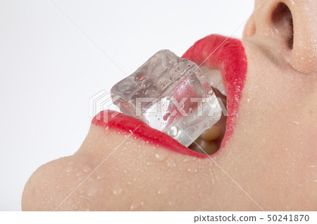 ice in mouth ice in mouth 50241870