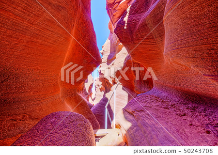 Antelope Canyon is a slot canyon in the American 50243708