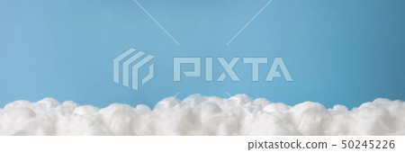 Blue sky and cumulus clouds 50245226