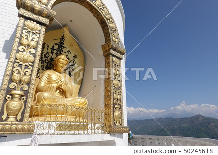 Nepal Pokhara Nihonzan Myohoji Temple Nepal Pokhara Nihonzan Myohoji Temple 50245618