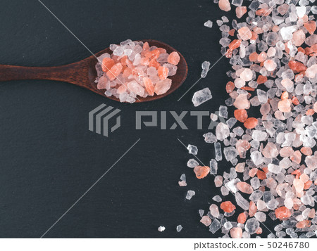 Himalayan pink salt in crystals 50246780