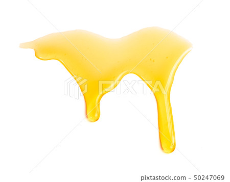 Flow down honey isolated on white Flow down honey isolated on white 50247069