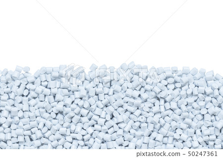 white plastic resin ( Masterbatch ) isolated on 50247361