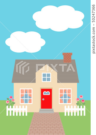 Western-style house + blue sky 1 50247366