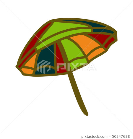 Umbrella Beach Design Illustration Template Vector Umbrella Beach Design Illustration Template Vector 50247628