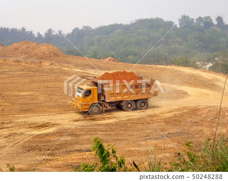 Preparation work of construction sites platform 50248288