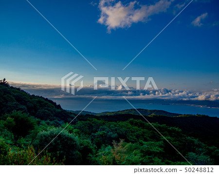 [Izu Peninsula, Shizuoka Prefecture] View from the Darumayama Plateau Rest House [Mt. Fuji/Summer] 50248812