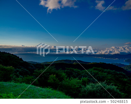 [Izu Peninsula, Shizuoka Prefecture] View from the Darumayama Plateau Rest House [Mt. Fuji/Summer] 50248815